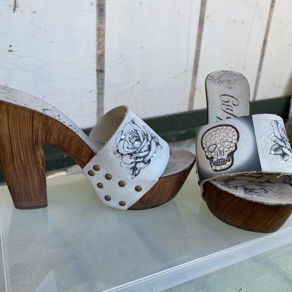 Café noir platform slides - Picture 3 of 4